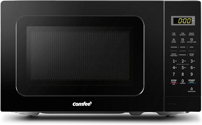 COMFEE' CM-M201K(BK) Countertop Microwave Oven with Express Coo