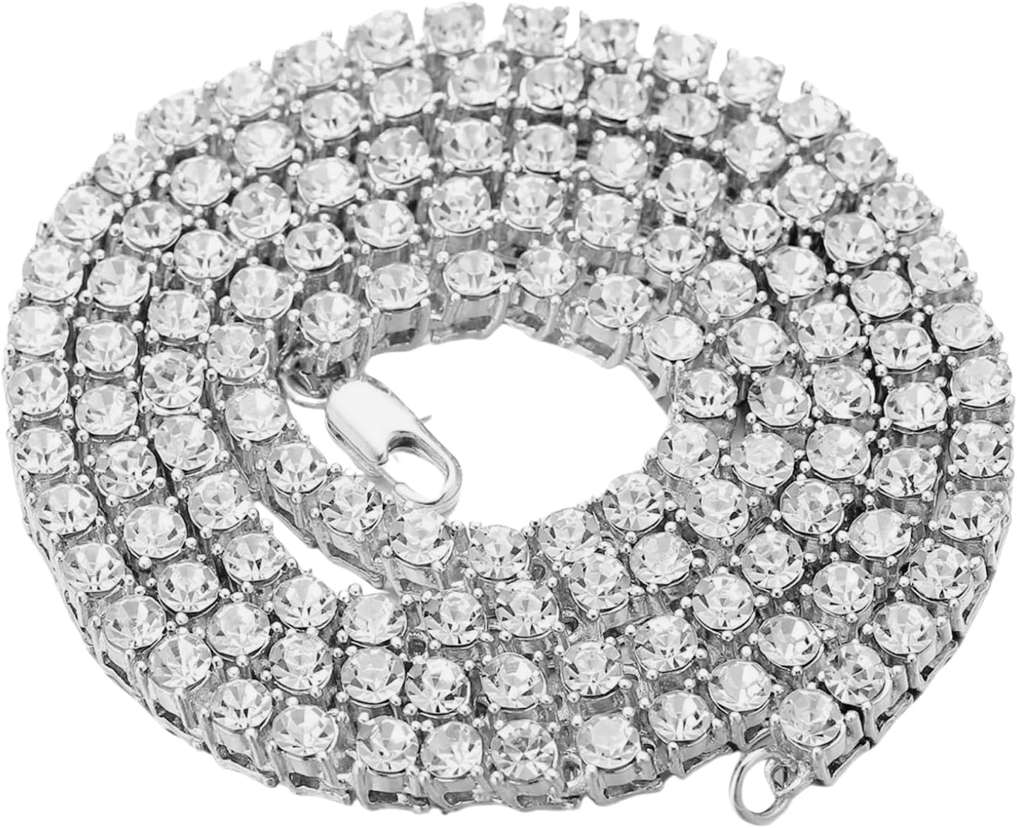 Halukakah 18K Real Gold/Platinum Plated Tennis Chain Necklace Bracelet – Luxury Sparkling Jewelry for Kids – Chain Length 7″/16″ – with Giftcard – Stylish Accessories for Everyday Glam,Birthday,Party