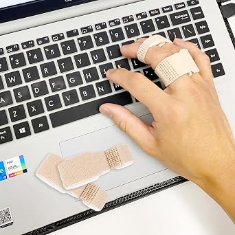 10PCS Finger Splints, Medically Approved Finger Tape, Pinky Fingers Splint, for Broken Finger, Curled Finger