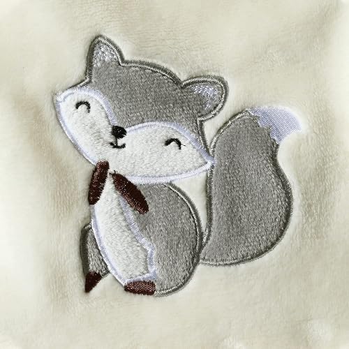 Miniatura 4 de CREVENT 76cmX102cm Manta de felpa suave y acogedora para bebé, manta de recepción de felpa ligera y mullida para bebé, niño pequeño, cuna,