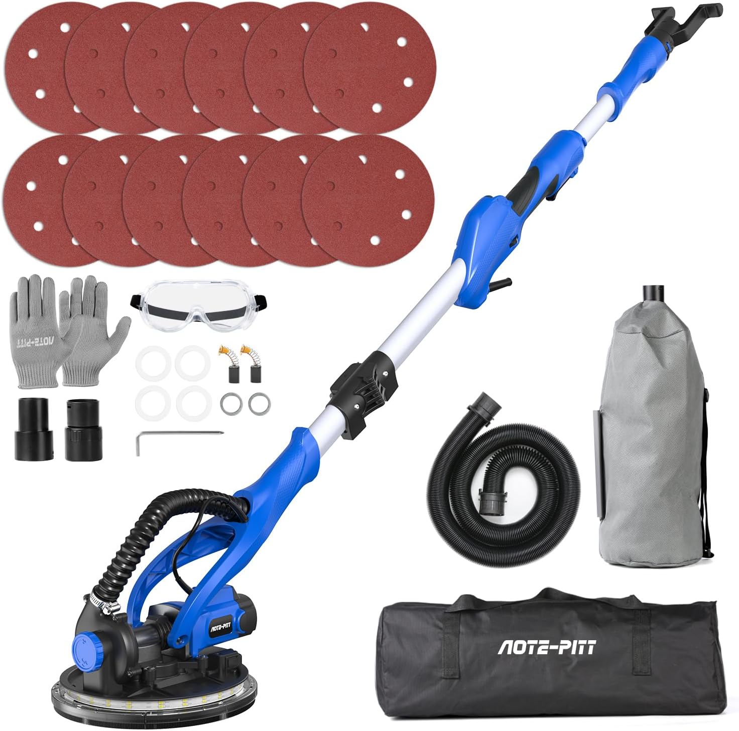 Drywall Sander, 820W Electric Drywall Sander with Vacuum Dust