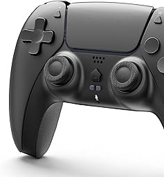Manette Sans Fil pour PS-5, Compatible avec P-S-5 Pro/Slim/PC, Manette de jeu Bluetooth avec double vibration, capteur 6 axes, pavé tactile, prise audio 3,5 mm, batterie 1000 mAh