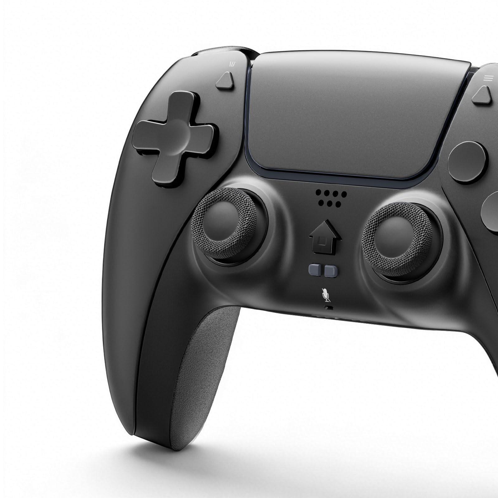Manette Sans Fil pour PS-5, Compatible avec P-S-5 Pro/Slim/PC, Manette de jeu Bluetooth avec double vibration, capteur 6 axes, pavé tactile, prise audio 3,5 mm, batterie 1000 mAh