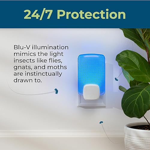 Miniatura 3 de Wondercide - Kit de inicio de trampa de insectos voladores - Atrapa insectos de interior para moscas de la fruta, mosquitos, polillas y mosquitos -