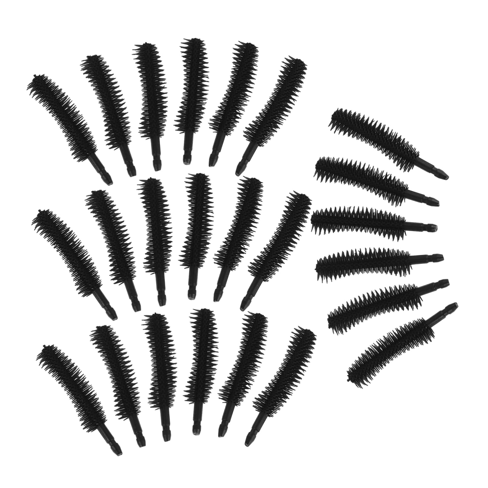 Beatifufu Multifunctional Makeup Brush Set 50pcs Soft Silicone Eyelash Brushes Brow Spoolies Mascara Wands Beauty Tool