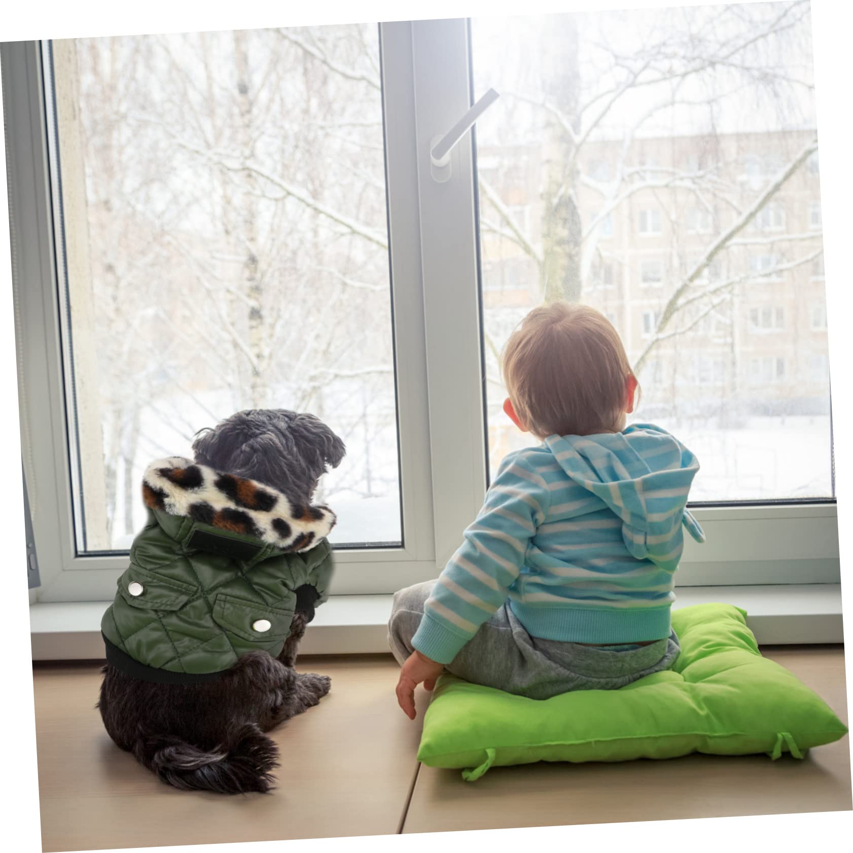 BESPORTBLE 3 Pz felpa con cappuccio per cani da cucciolo offerteforniture per animali domestici vestiti vello di cane felpa con cappuccio da cucciolo Collo di pelliccia invernali