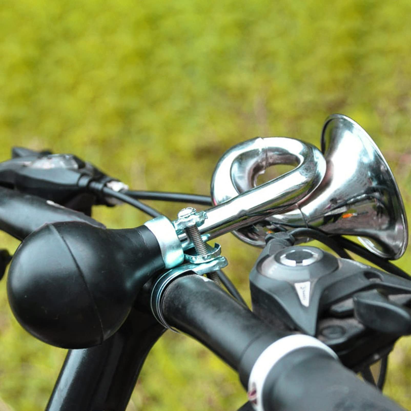 Clacson per Bicicletta in Metallo con Morsetto Regolabile 180x75x65mm