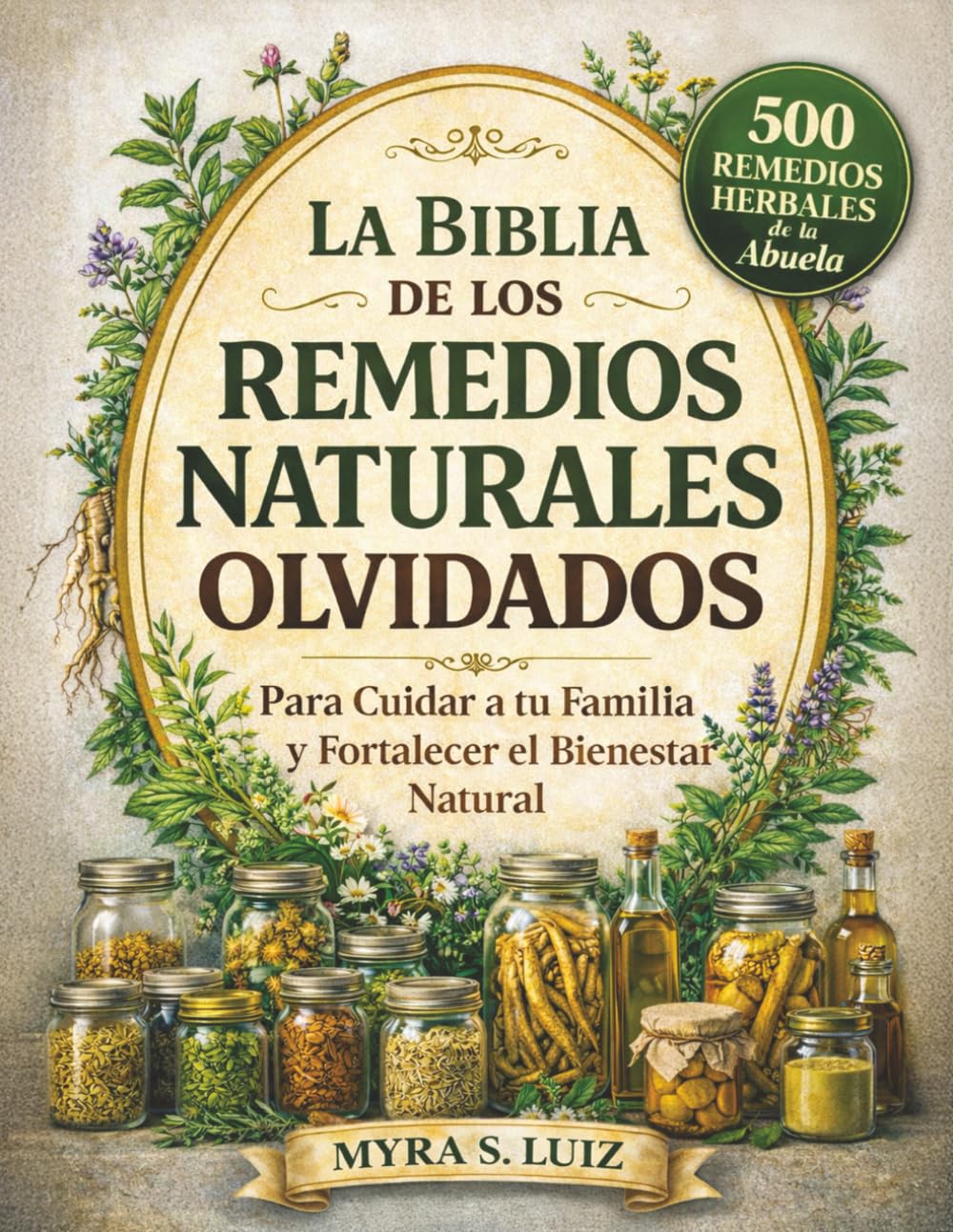 La Biblia de los Remedios Naturales Olvidados: 500 Remedios Herbales de la Abuela para Cuidar a tu Familia y Fortalecer el Bienestar Natural