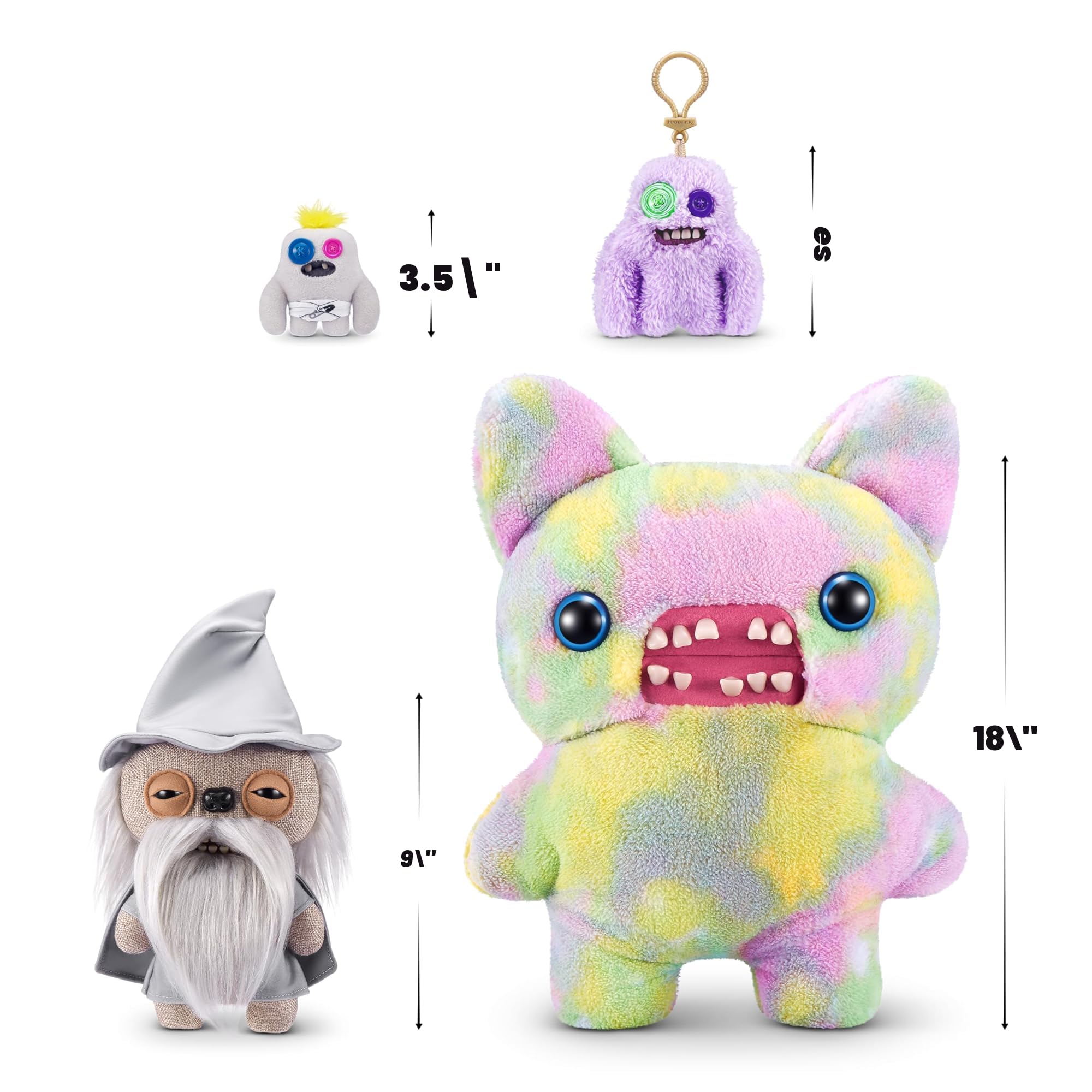 Peluche Monstruo Feo Y Divertido – Gremlins De 23 Cm Con Dientes De Aspecto Humano – Coleccionable Y Sorpresa Con Botón Extraño