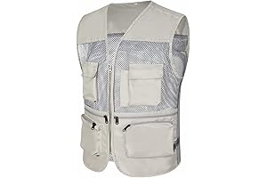 Fishing Clearance Deals: Men'S Utility Vest Safari Vest Summer Travel Vest with...