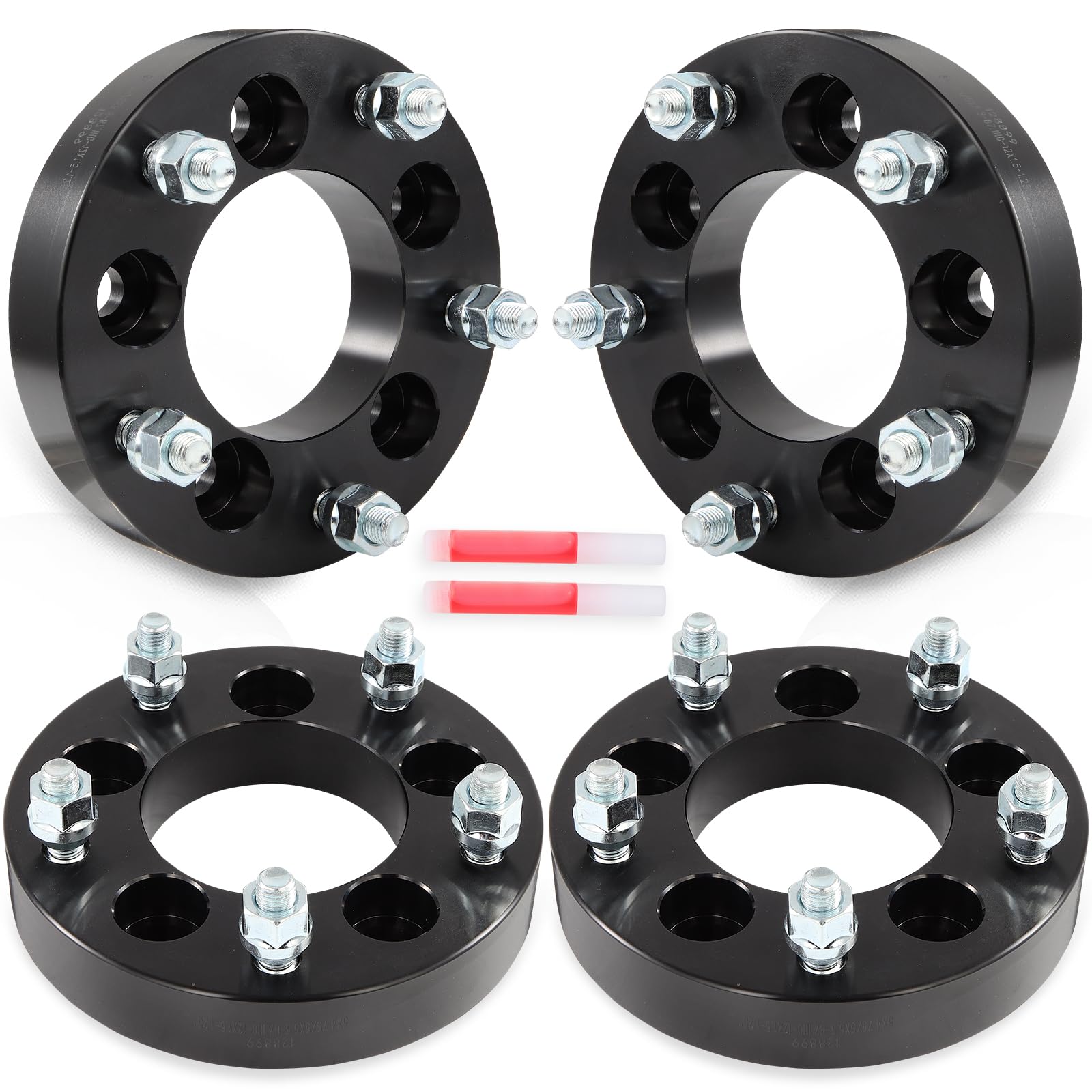 SCITOO 2Pcs 5x4.75 to 5x5.5 Wheel Spacers 1.25 inch for Chevy