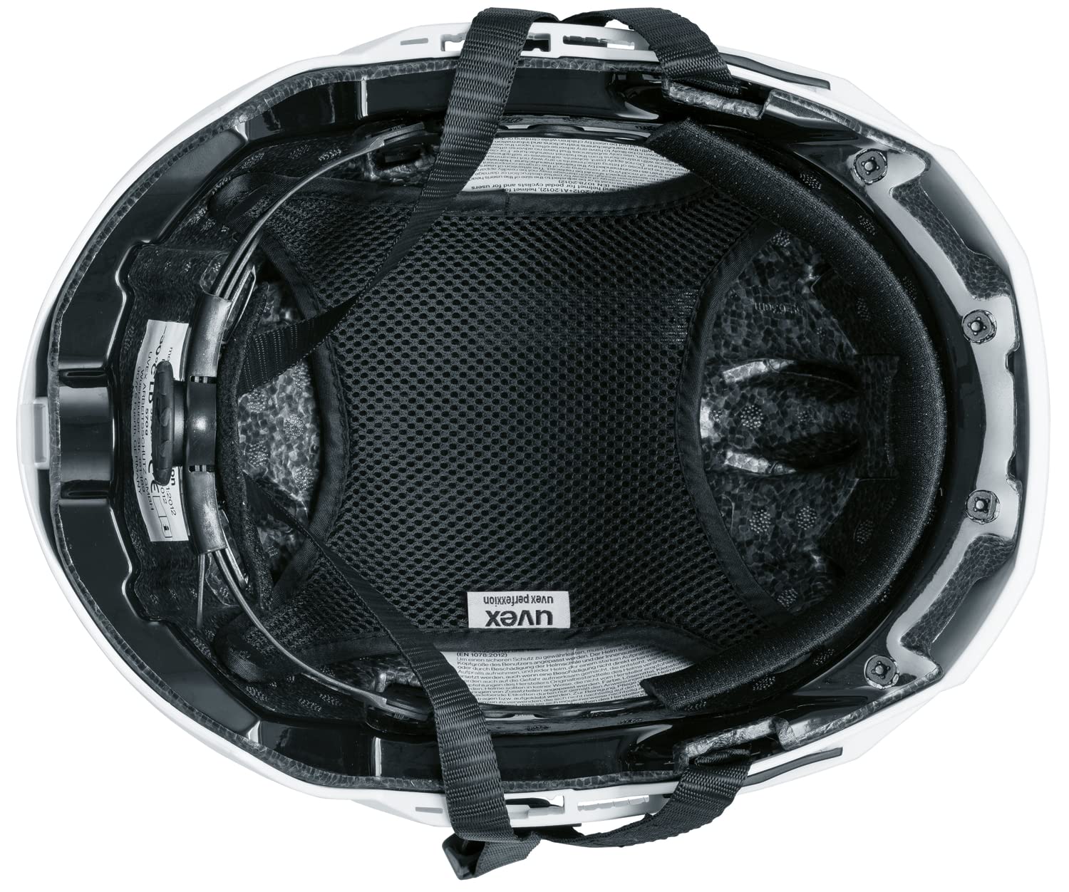uvex perfexxion Schutzhelm - Helm für Arbeit und Bergsteigen - Weiß