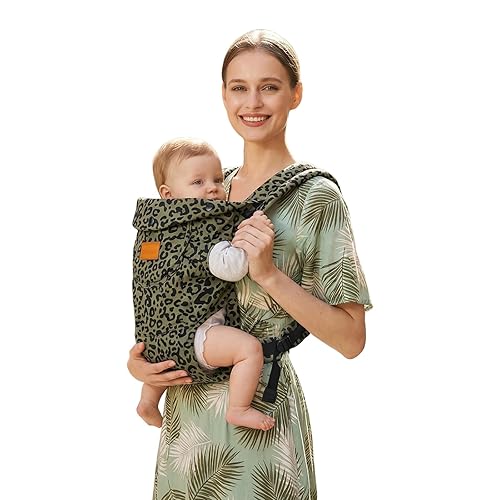 Miniatura 9 de Portabebés para Recién Nacidos a Niños Pequeños (7-30 libras), Portabebés para Niños Pequeños Portador de Bebé con Correa Ajustable para el Hombro,