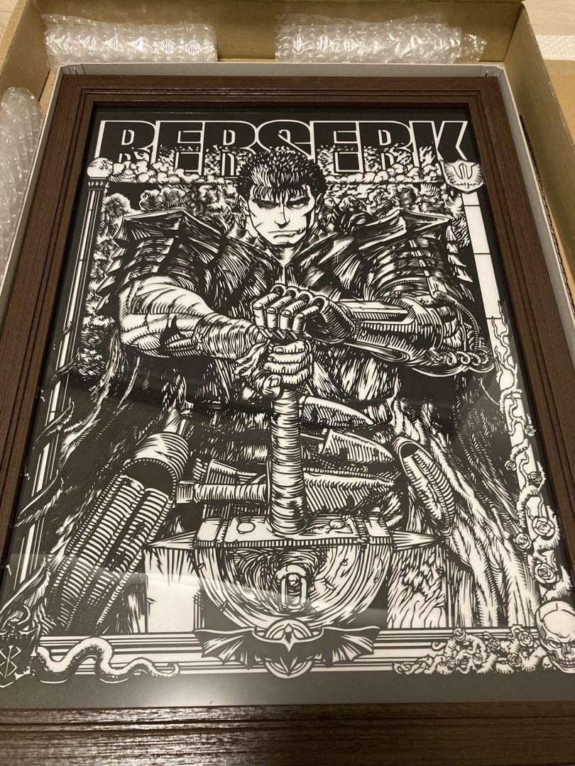 【入手困難】大ベルセルク展限定！受注生産品★ ガッツ★ 伽羅切絵⭐︎ 入手困難】大ベルセルク展限定！受注生産品☆ 髑髏の騎士☆ 伽羅