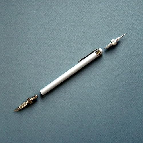 Miniatura 3 de NT Cutter Cuchillo de aluminio con punta de aguja y quemadores, 1 cuchillo (D-1000P)