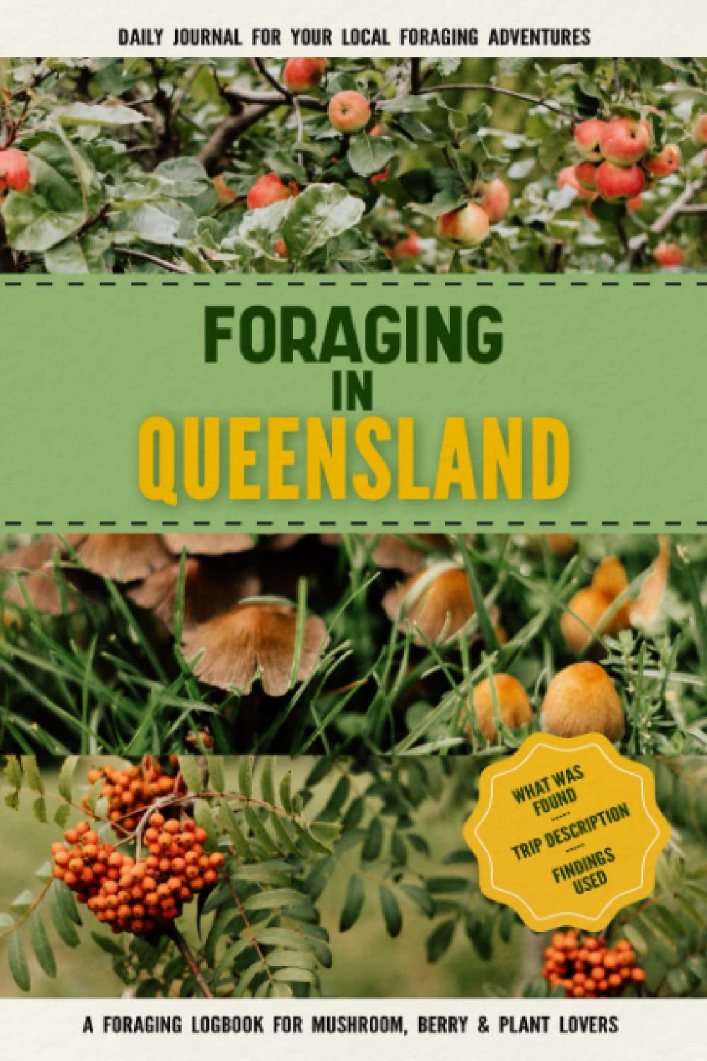Foraging in Queensland: Foraging Log Book for Australian Local Backyard ...