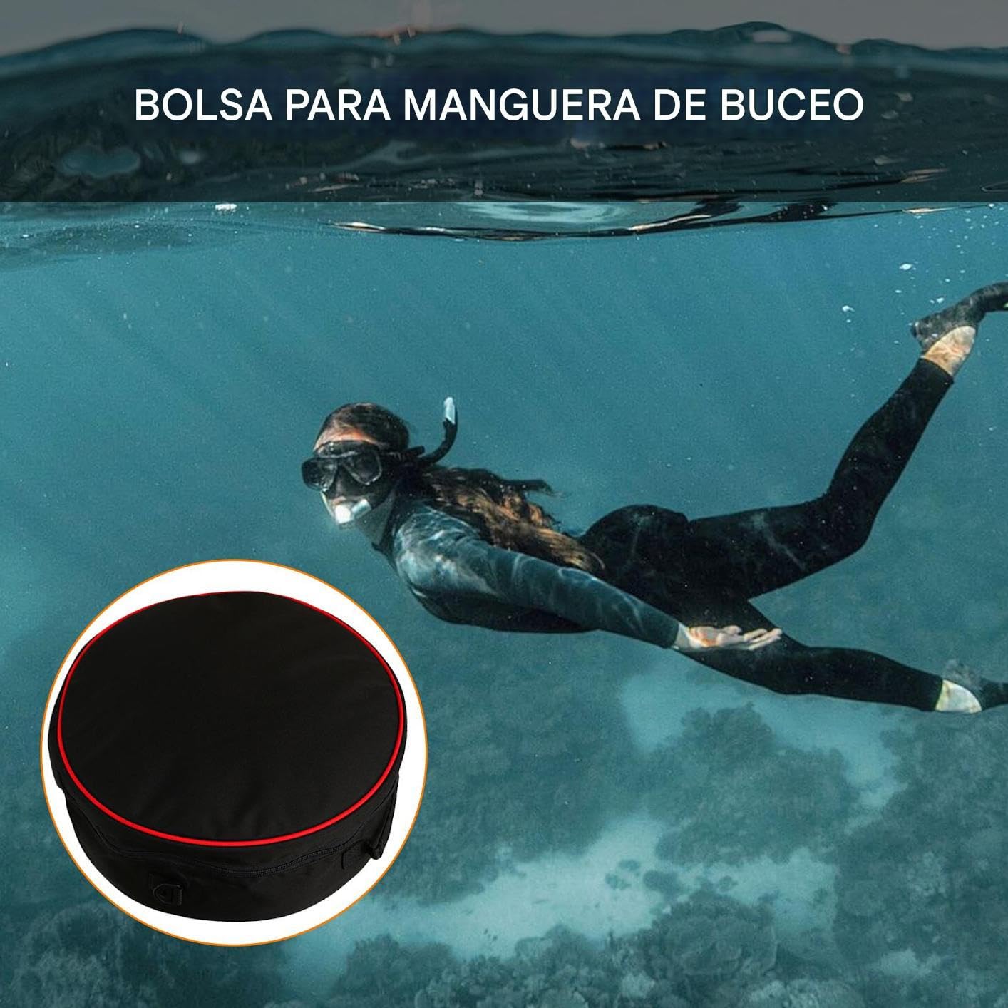 Snorkeling Snorkeling, Borsa Regolatore Scuba - Custodia Protettiva Dimmer Portatile | Snorkeling Accessors Di Conservazione, Design Cerniera Con Tracolla Desmon