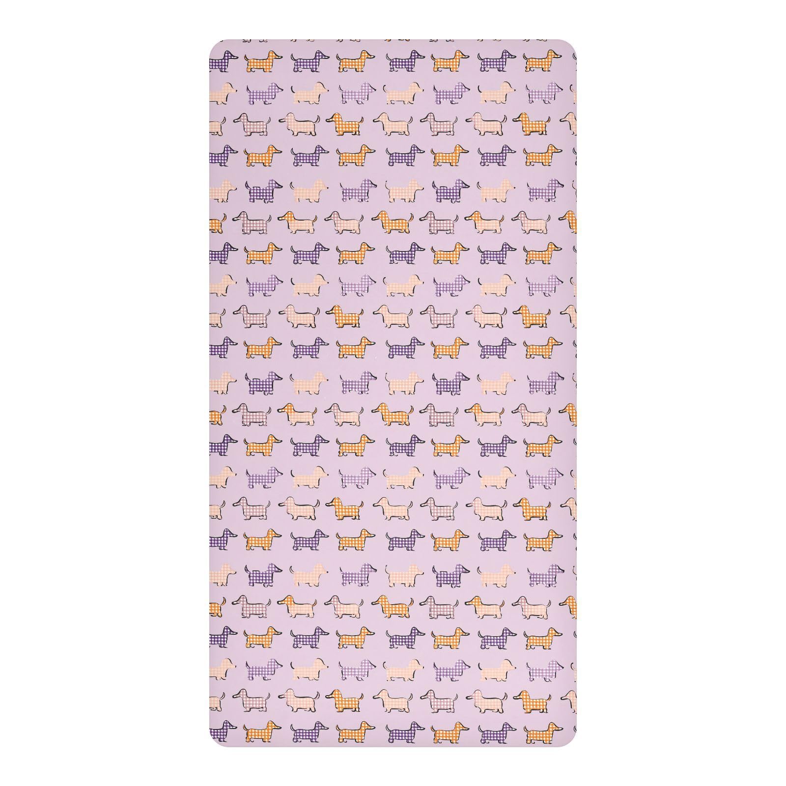 Draps imperméables pour lit de bébé et d'enfant 132 x 71 cm pied-de-poule