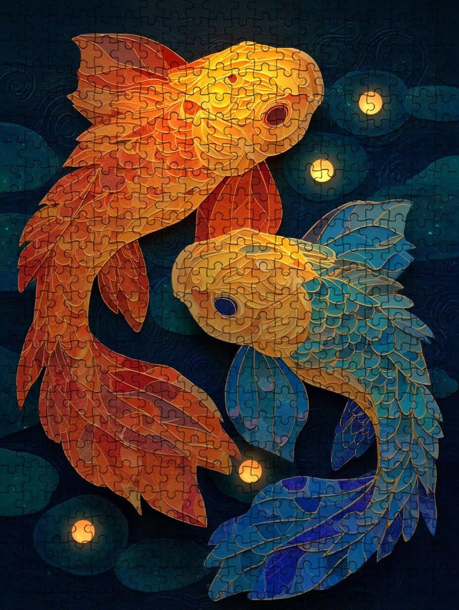 Animali Pesci, 2000 Pezzi Puzzle Classici, per Adulti YHPGL6-214