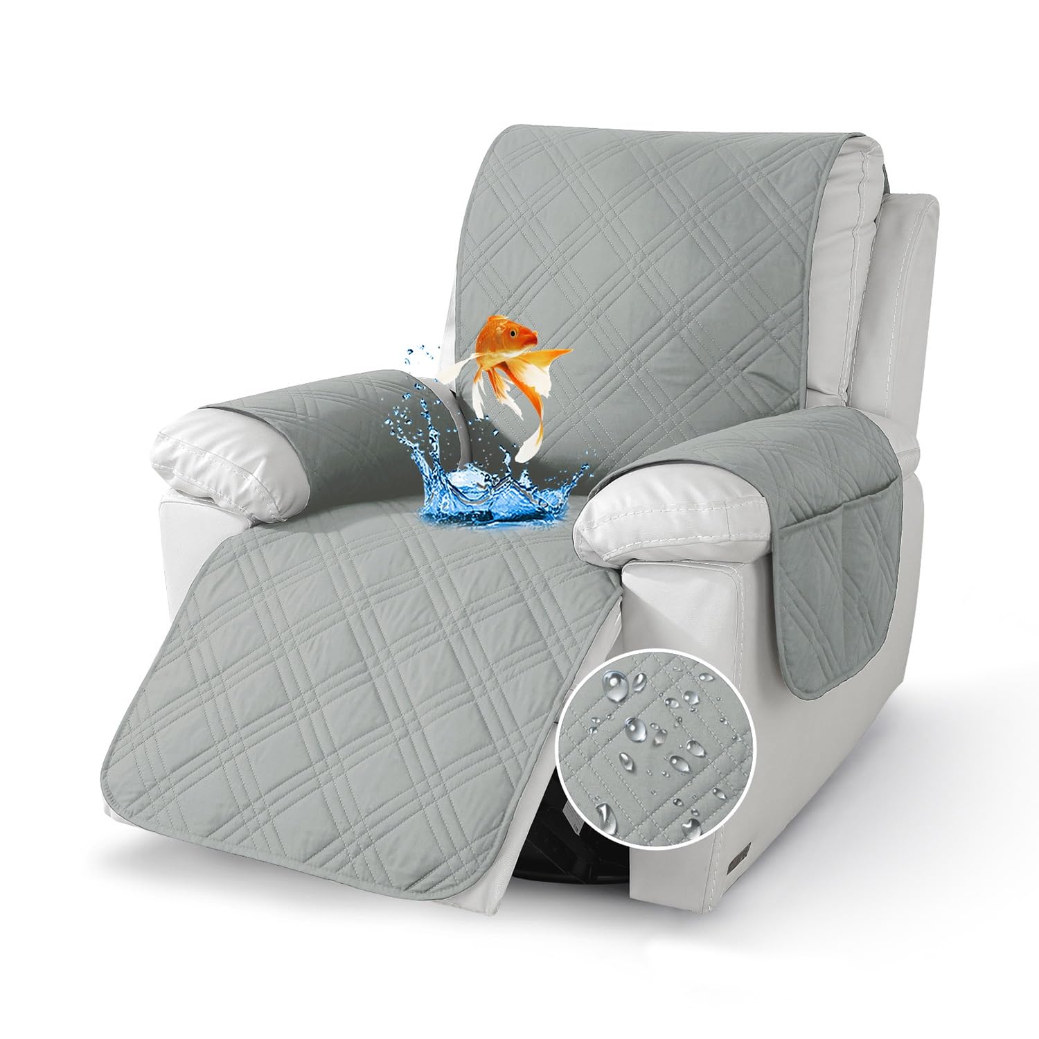 Protégez votre fauteuil des poils d'animaux avec cette housse relax 60cm