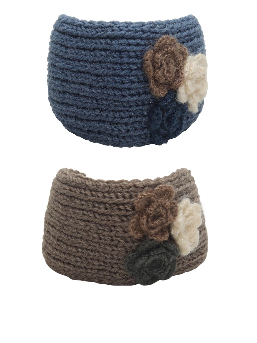 Women Pack Of 2 Knitted Chill Wrap Headband,Assorted-image-20