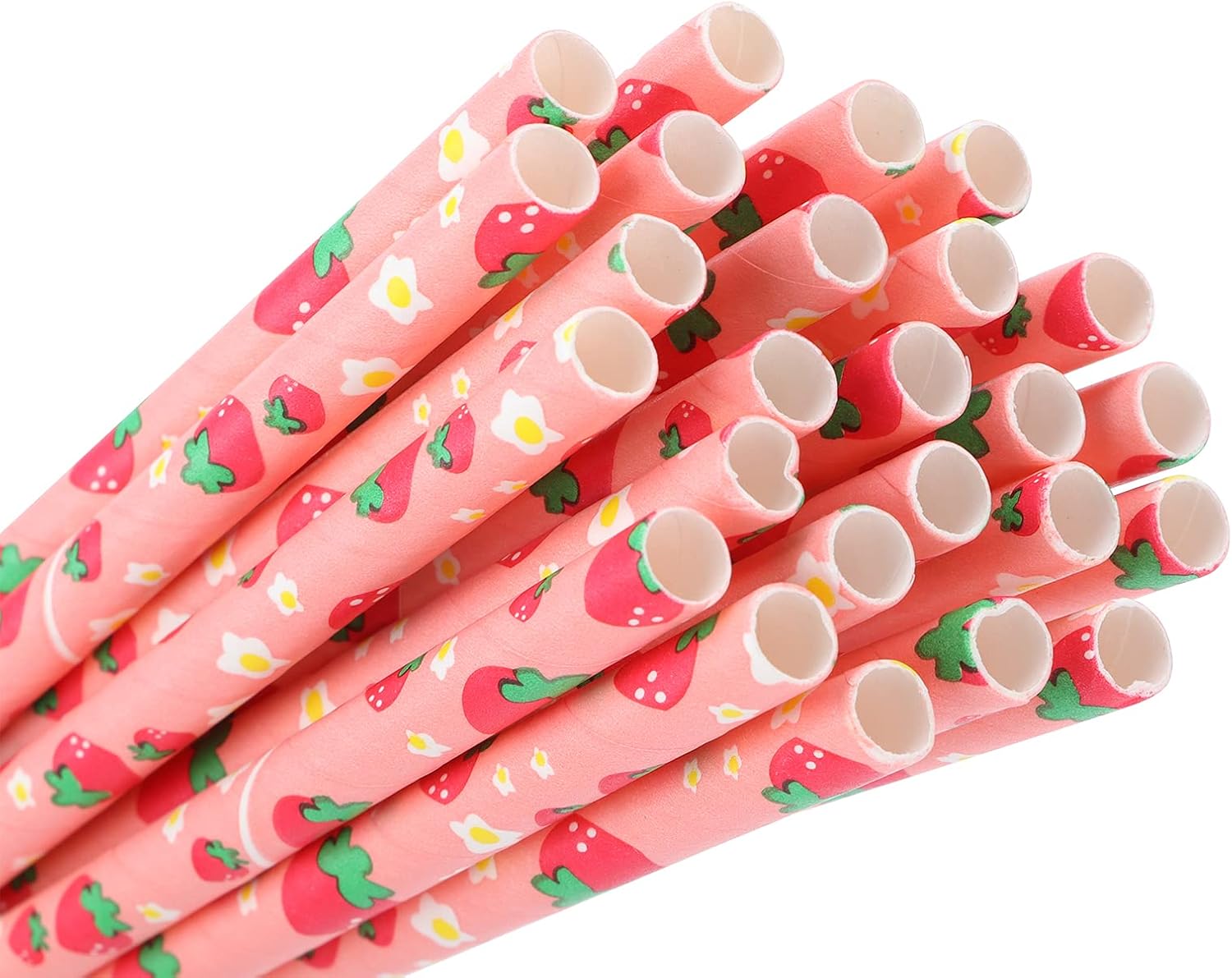 代引き手数料無料 色紙ストロー ビーチパーティー プールテーマパーティー ピクニック用のさわやかなフルーツパターンストロー 3 Equirandonnee Fr