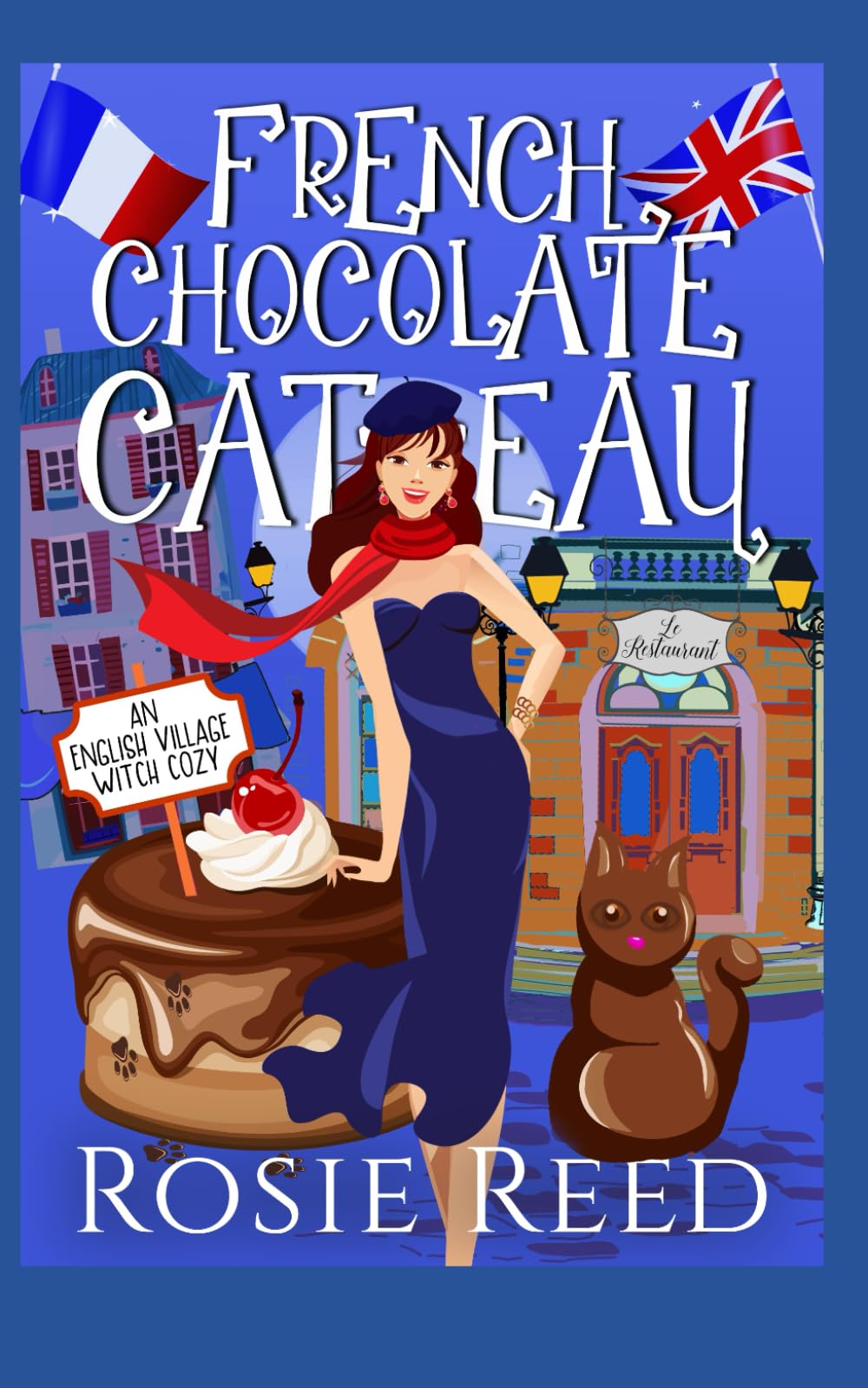 French Chocolate Cat-eau: A Paranormal Cozy Mystery (English Village Witch Cozy)