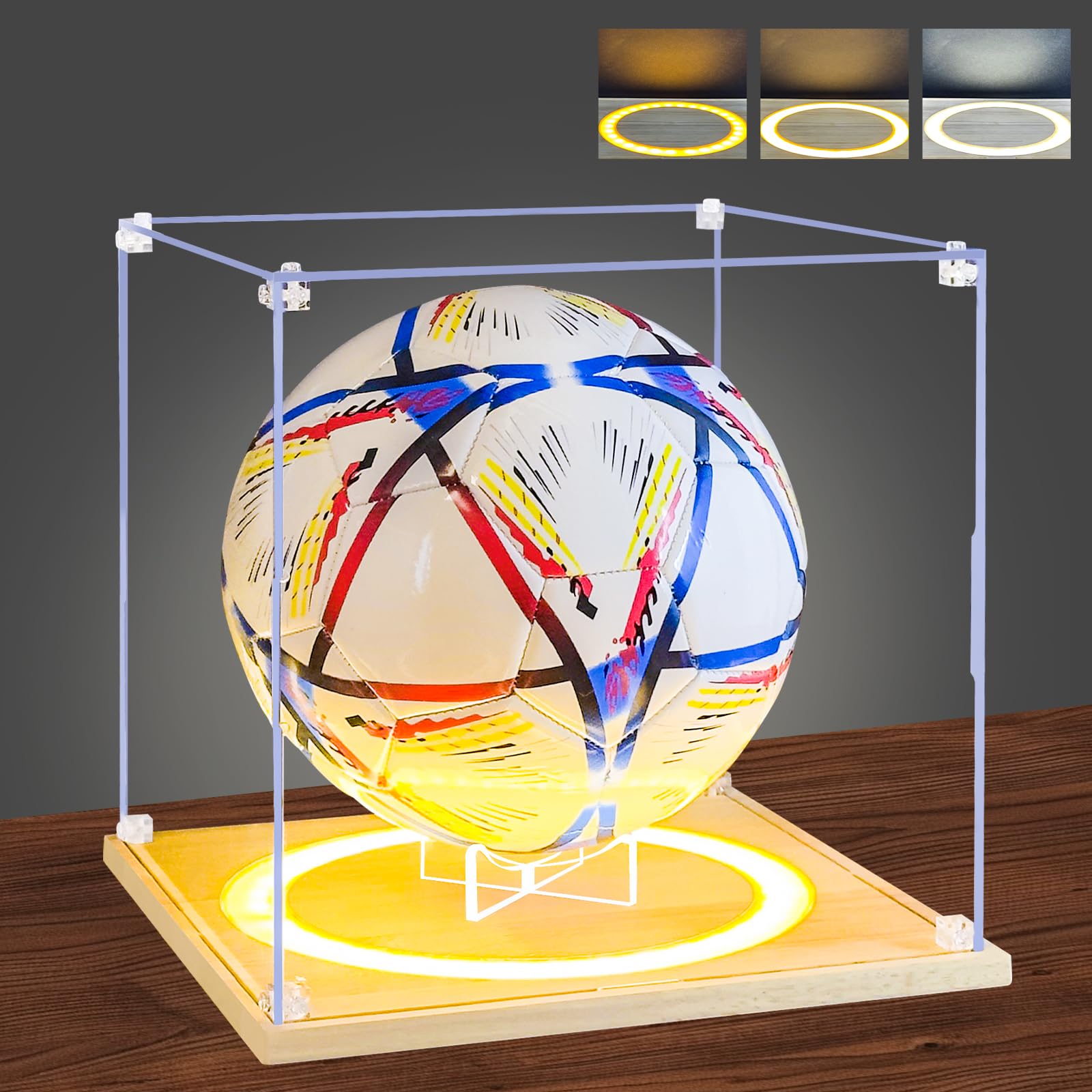 Soccer Ball Display Case