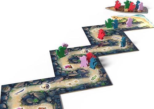 Miniatura 5 de Juego de mesa Cartagena Escape Diaries - Juego de aventura pirata, juego de estrategia, divertido juego familiar para niños y adultos, a partir de 8