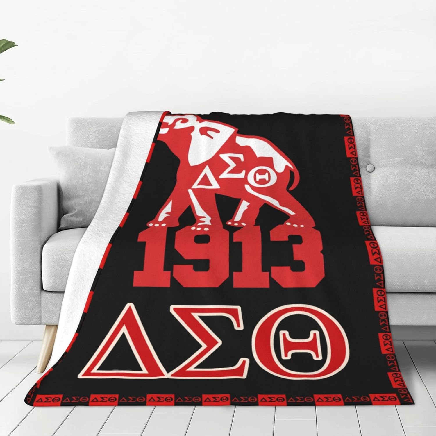 Sorority Gifts Blanket 60"X50",Throws Flannel Lightweight Comfortable Warm Gifts for Women Girls