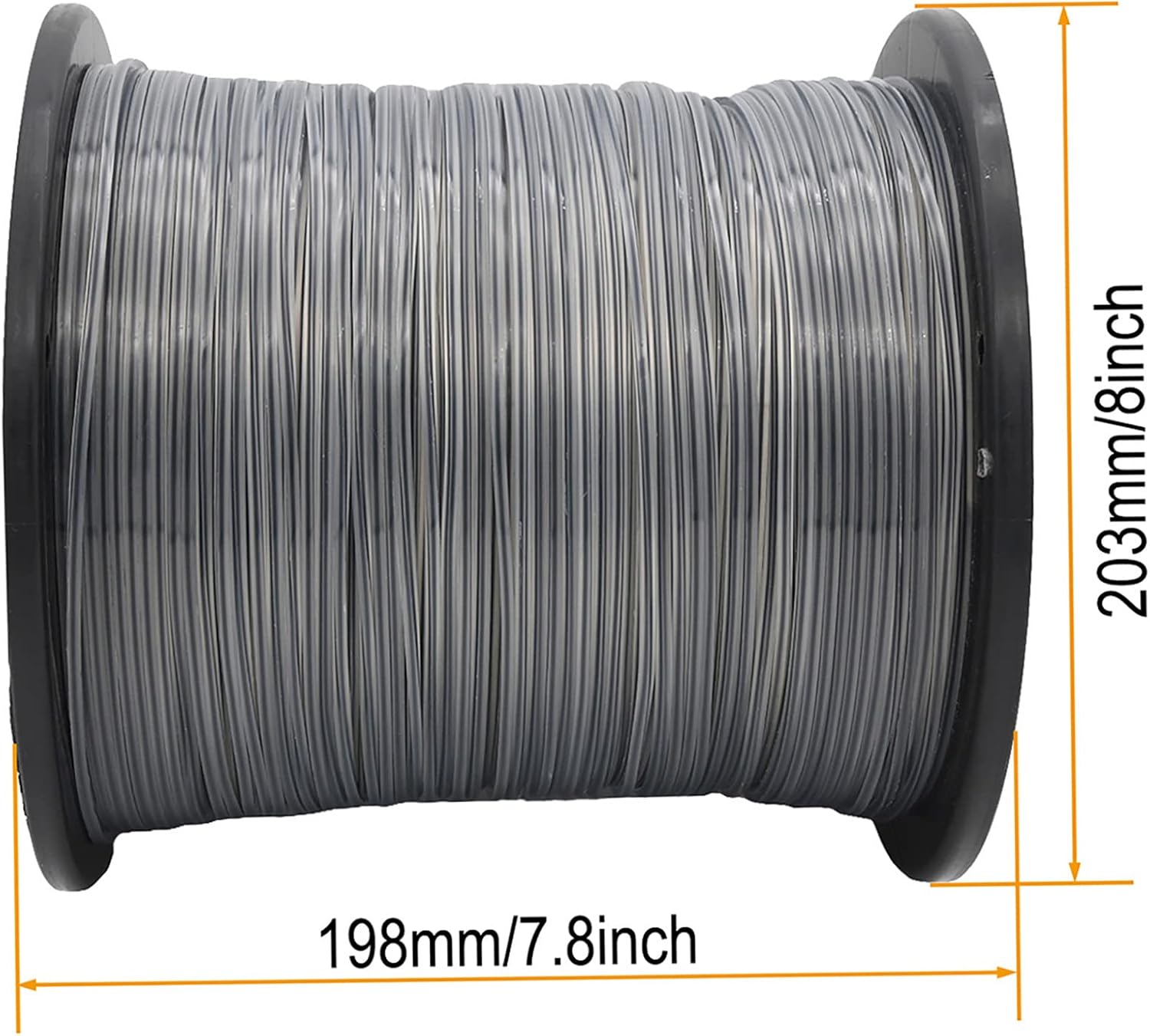 KAKO 105 Trimmer Line, 105 String Trimmer Line, 5Lbs-0.105inch-1038Ft Weed Wacker String .105, Commercial Square .105 Trimmer line, Weed Eater String .105 Fits Most of String Trimmers