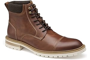 Johnston & Murphy Men's Barrett Cap Toe Boot: Durable Leather, Unstoppable Comfort