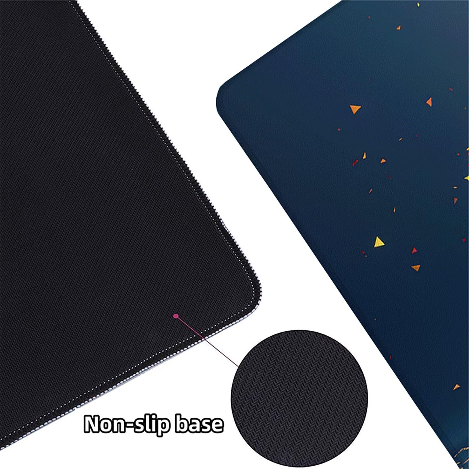 Elefante Alfombrilla Ratón Gaming XXL 1500 x 800 mm, Alfombrilla Gaming Color Mousepad con Base de Goma Antideslizante, Impermeable Desk Mat para Teclado y Raton, Accesorios Gaming, Regalos 2-S
