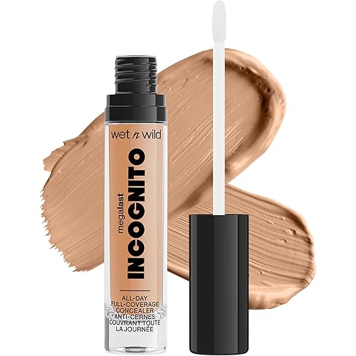 wet n wild Mega Last Incognito All-Day Full Coverage Liquid Matte Concealer, Medium Neutral