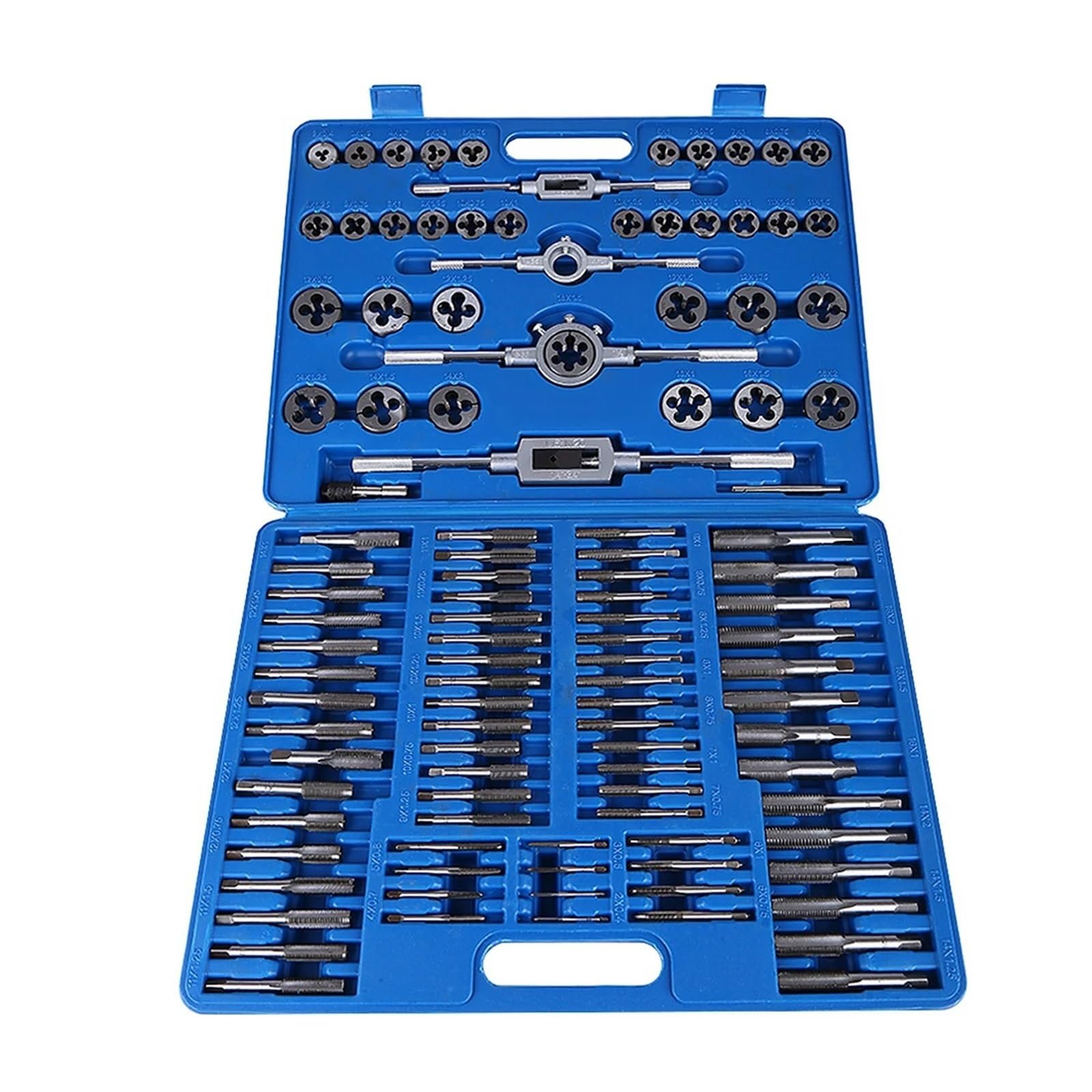 Set M2‑ Maschi filettati con dado for viti impugnatura a chiave Kit di utensili manuali Maschiatura