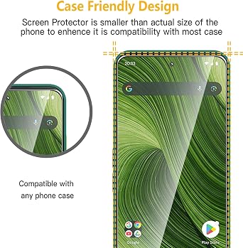 WFTE 2-Pack for Fairphone 6 Screen Protector,9H Hardness,Anti-Scratch,Anti-Fingerprint,Bubble-Free,HD Clear,Dust-Free Premium Protective Tempered Glass Film for Fairphone 6,Case Friendly