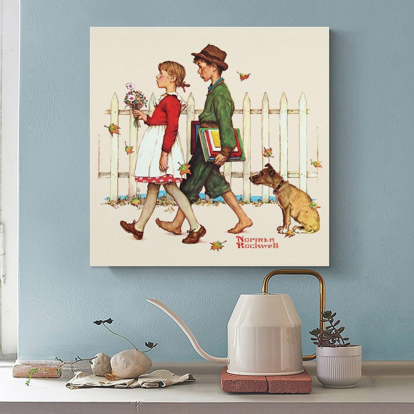 Amazon.co.jp: 名画ポスターNorman Rockwell ノーマンロックウェル偉大 