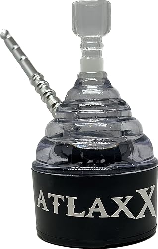 Atlaxx Erbo Filtro de agua de humo eléctrico (negro)