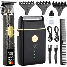 Hair Clippers for Men, Professional Hair & Beard Trimmer Kit, Rechargeable Barber Clipper Set, Complete Grooming Gift for Dad, Men for Christmas