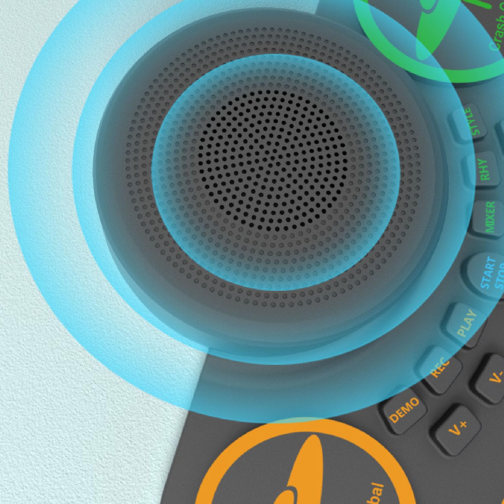 Bewinner Batería Electrónica, Almohadilla de Práctica Enrollable de 9 Pads con Conector para Auriculares y 2 Altavoces, Batería Digital MIDI Portátil con Pedal de Bajo/Hi-Hat, 7 Sonidos 10 Ritmos,