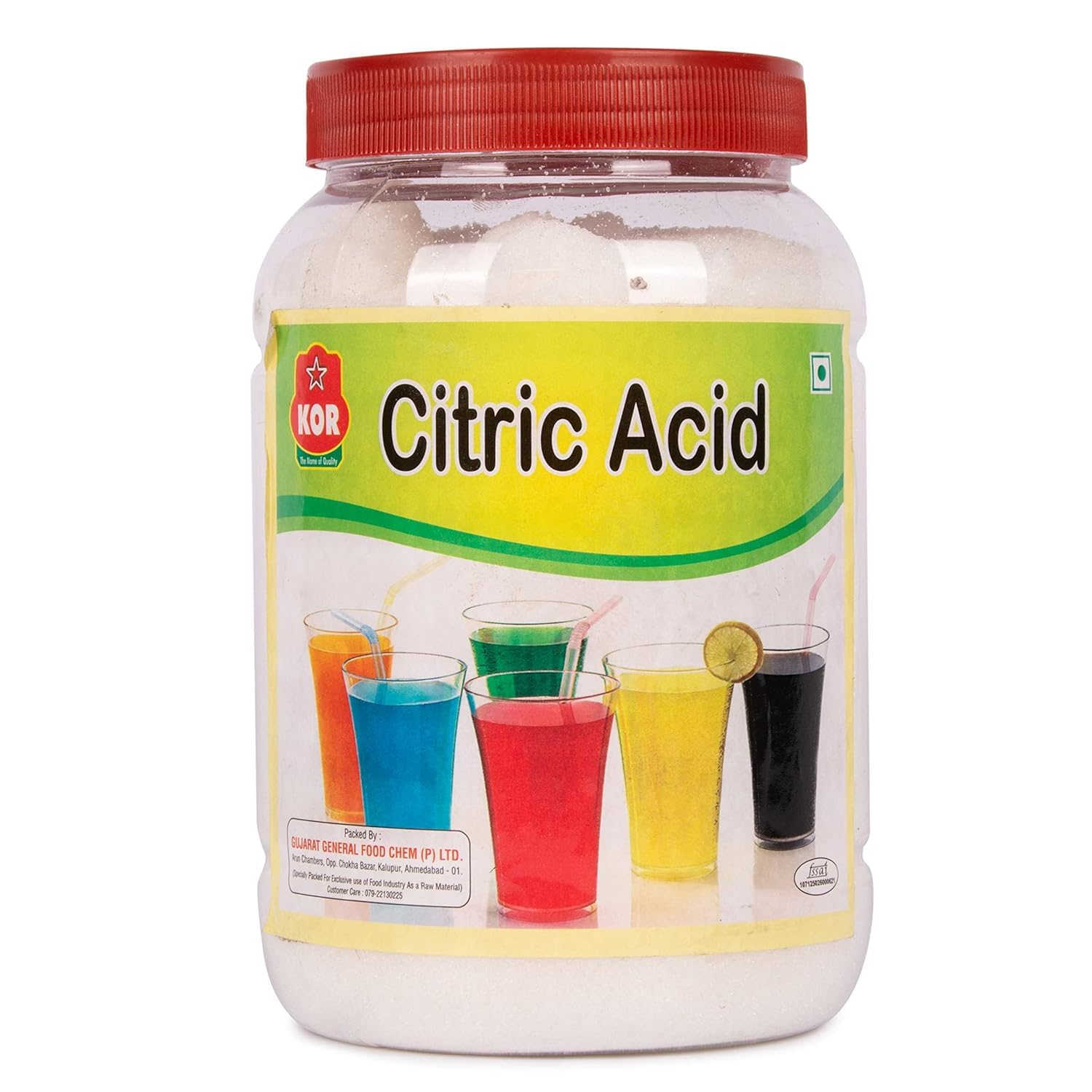 - KOR Citric Acid Unhydrided Powder – 800g (Pack Of 1) / Food Grade/ Nimbusat / Tatri / Multiple Purpose / Nimbu Satva / Nimbu phool / Lemon Salt / Citric Acid Powder for Baking Making Malai Peda, Jalebi, Poha Chivda, Dhokla