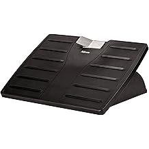 Reposapi&eacute;s ajustable de metal Fellowes Office Suites (8032201), negro