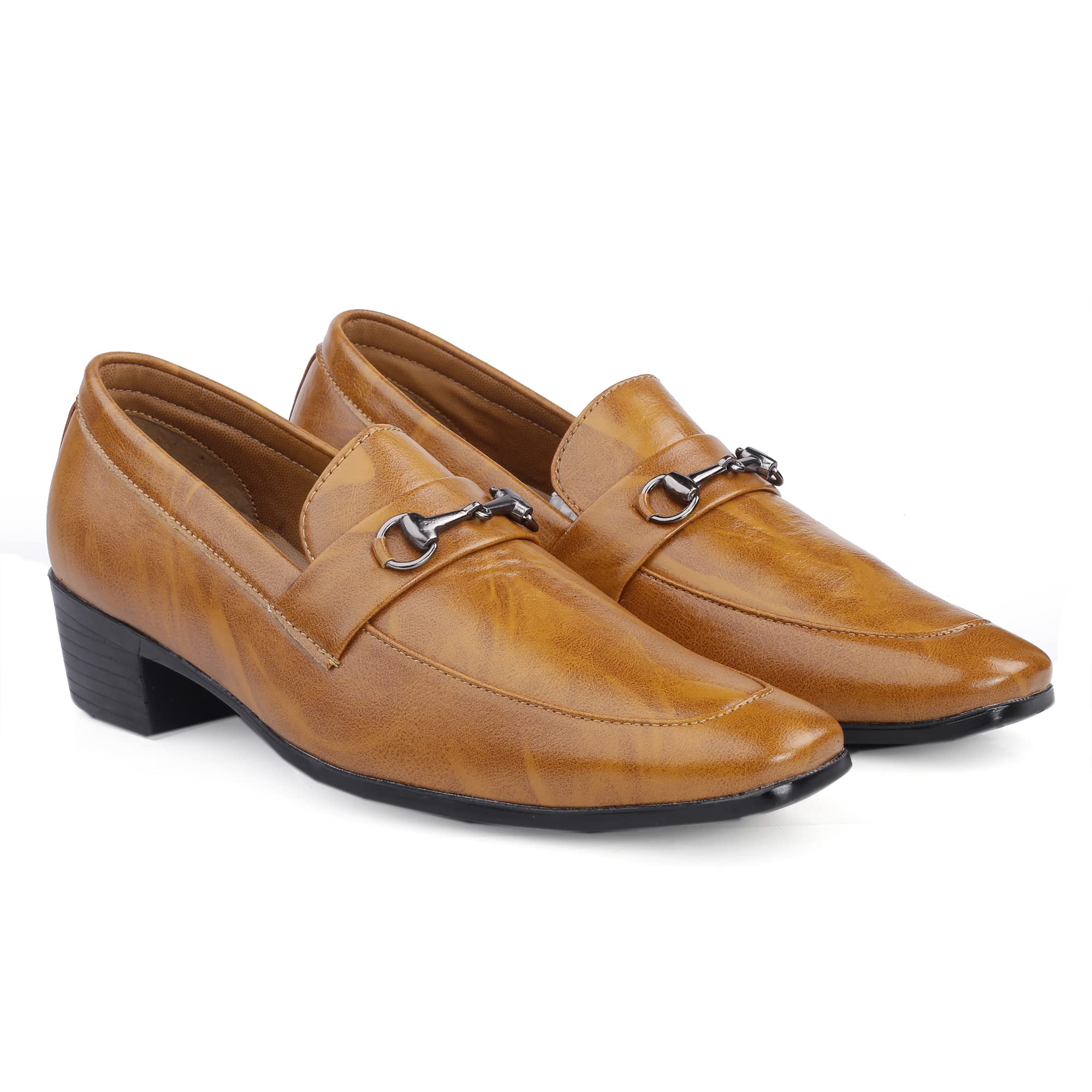 BXXYMen's Height Increasing Formal Slip-On Shoes