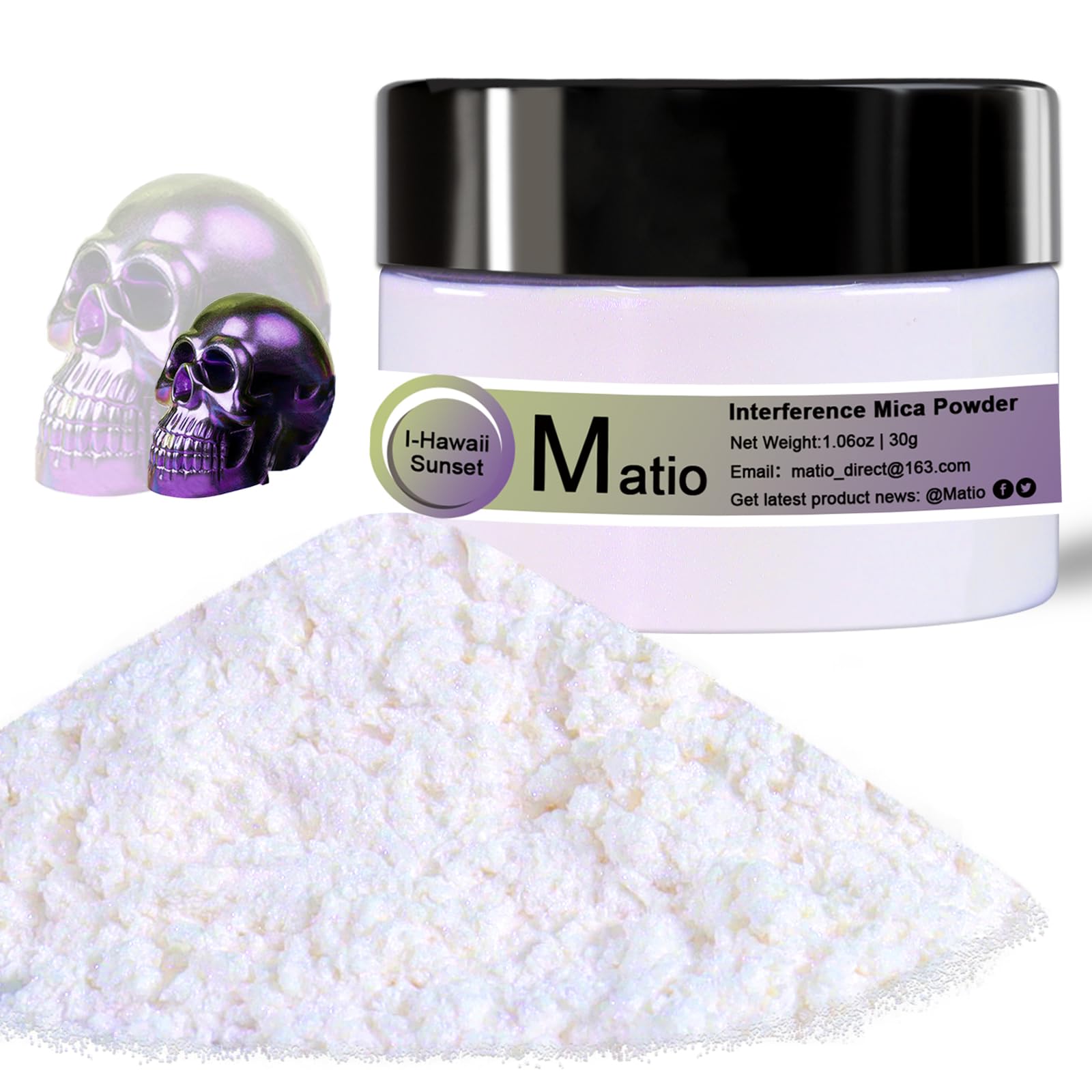 Amazon.com: Matio Interference Mica Powder, 1.06oz/ 30g Hawaii