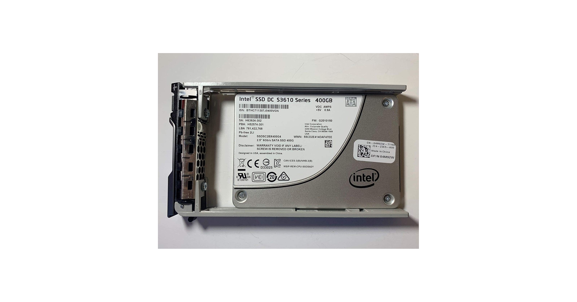 【新品未開封】 Intel SSD DC S3710 400GB 2個セット Amazon.com: Intel 2.5-Inch 400 GB Internal Solid State Drive