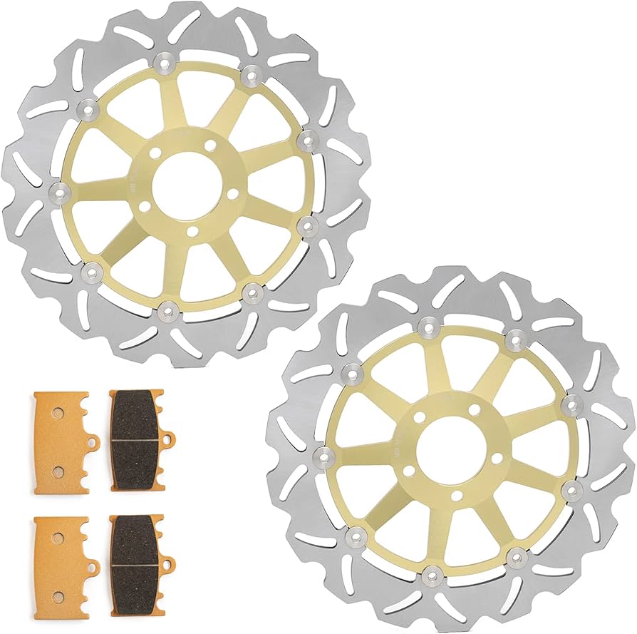 Amazon.com: SFriding Front Brake Disc Rotors and Pads Kit for