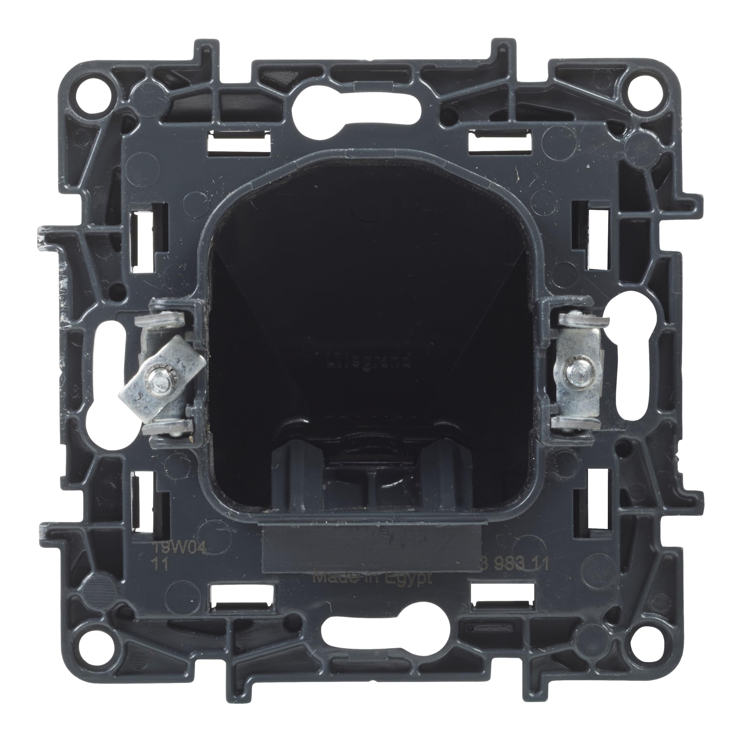 Toma De Corriente LEGRAND Niloé Step Color Antracita - Con Obturadores De Seguridad, Bornes Automáticos, Referencia 398211B