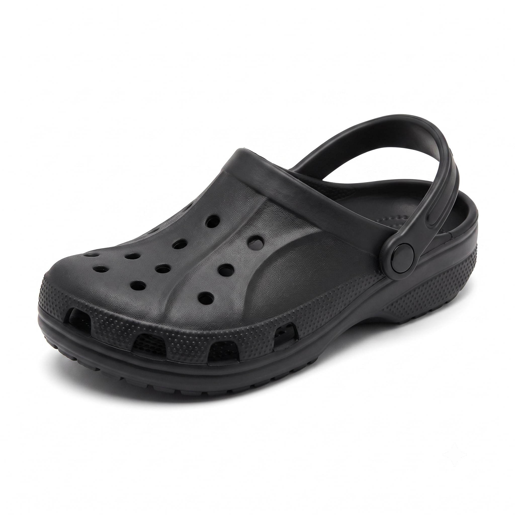 boldfit Clogs for Man, One-Piece Clogs for Men Soft Eva Slipon Sliders for Men-Seamless Comfort, Lightweight Crocs Men, Cushioned, Water-Resistant, Anti Skid, Unisex Everyday Footwear, Black- UK 07-picture-5