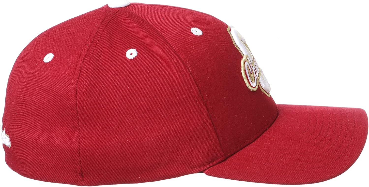 ZHATS NCAA Mens Stretch Fitted Hat Team Color - Image 7