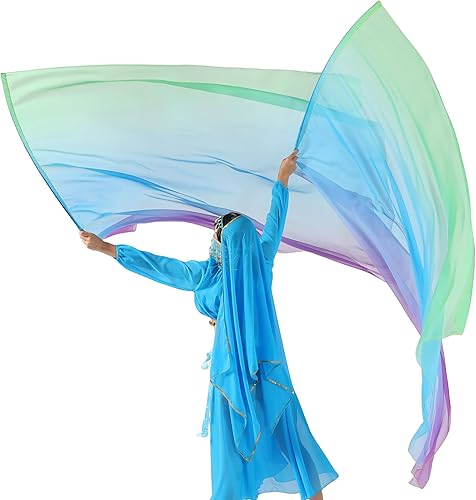 Miniatura 4 de MUNAFIE Juego de banderas de adoración de 55 x 78 pulgadas (2 banderas + 2 varillas + 1 bolsa de almacenamiento) banderas de baile de alabanza para